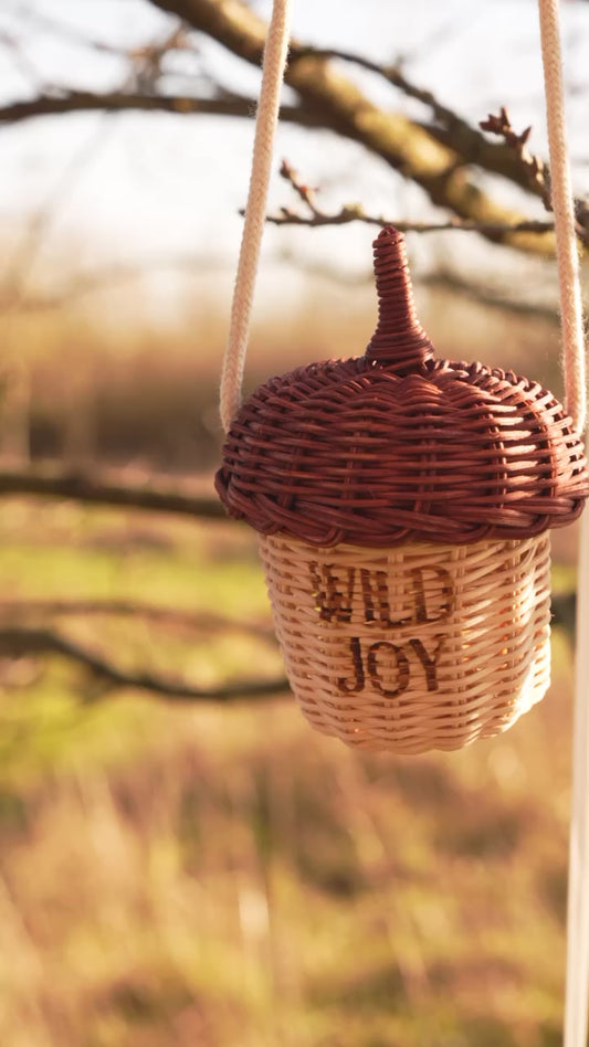 Acorn foraging basket